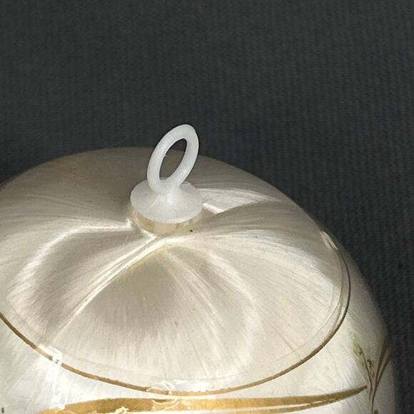 VTG Silk Christmas Ornament Baby deer Shepherd lamb Scenic American Legion 80s - Picture 13 of 16